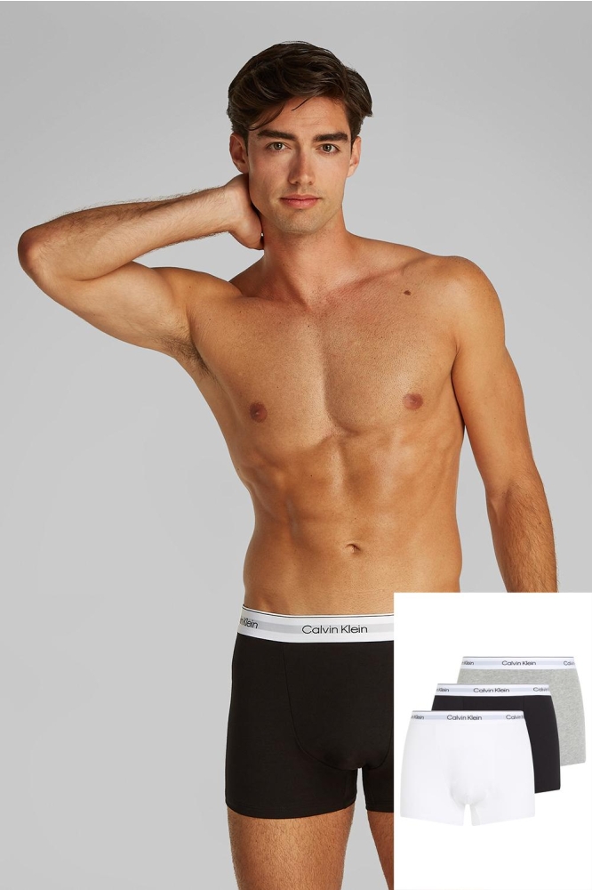 RELAXED DART TRUNK 3PK LV00NB4286 MP1 BLACK, WHITE, GREY HEATHER